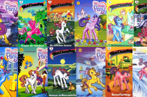 Übersicht der DVD Covers von "Mein kleines Pony" 1-10